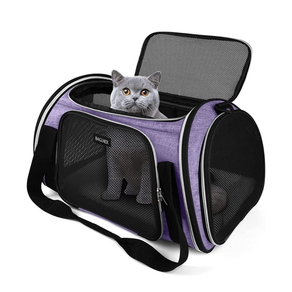 BAGLHER Pet Travel Carrier, Cat Carriers Dog Carrier for Small Medium Cat Or Dog